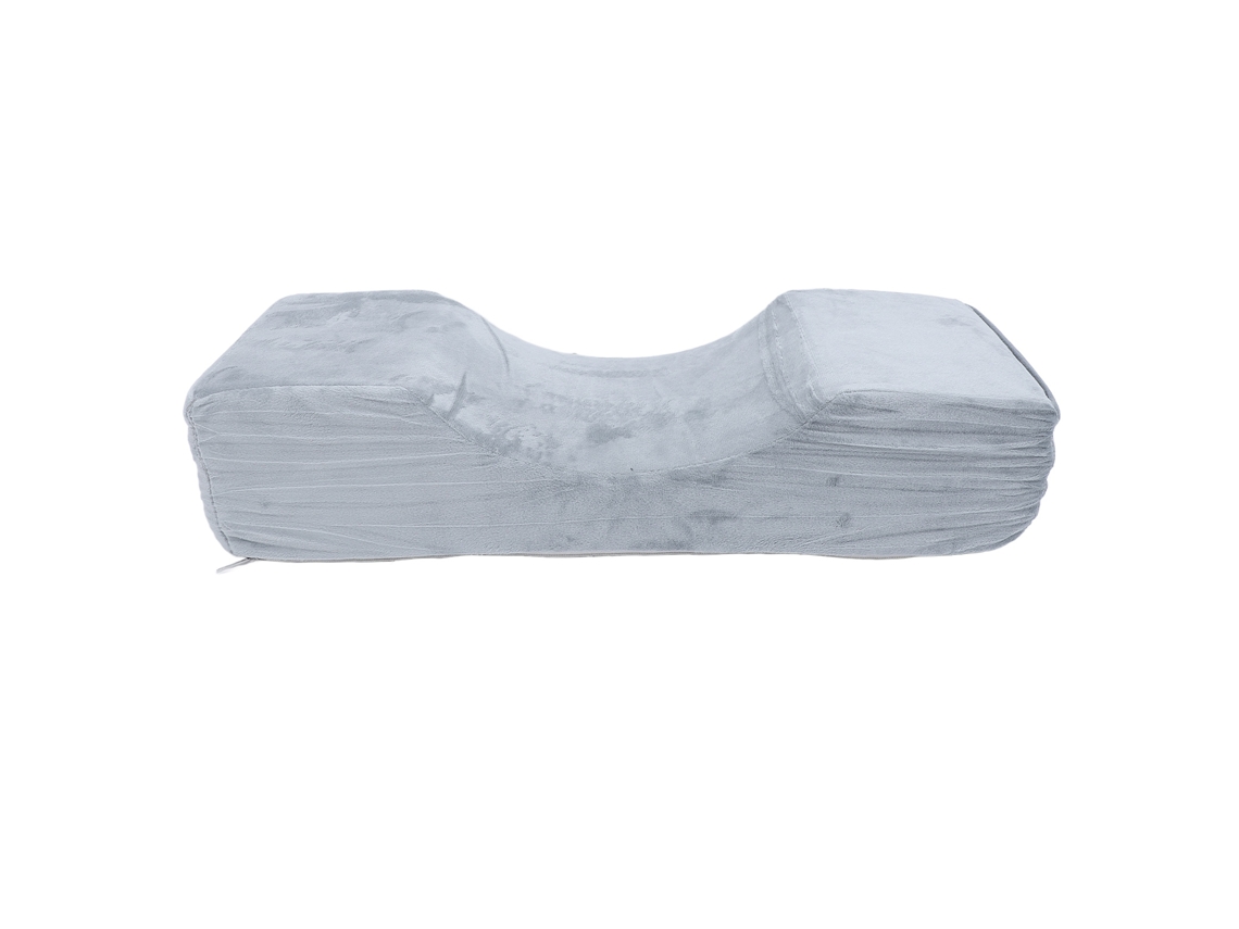 Almofada de veludo para aplicação profissional de cílios postiços.