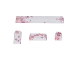 Keycap De Teclado Mecânico De 4 Chaves Peach Blossoms