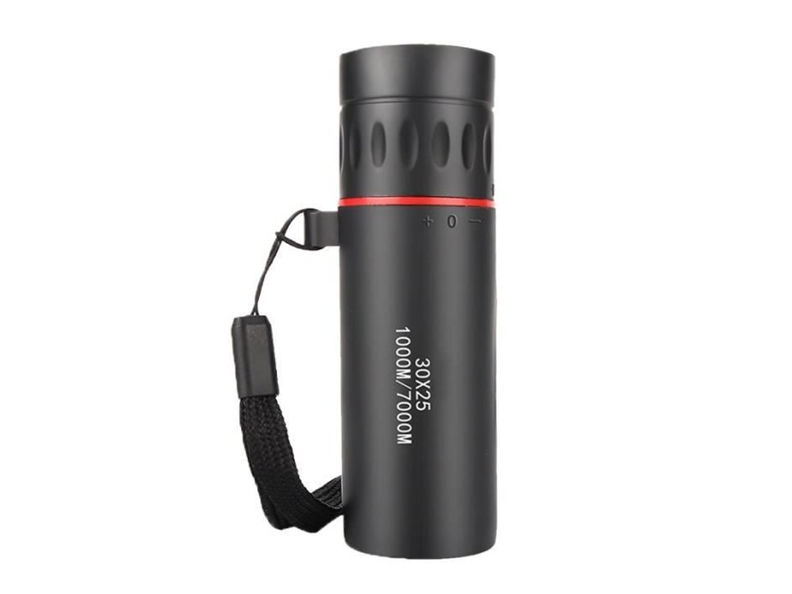 Telescópio Monocular de Alta Definição Visão Clara 30X25 À Prova D'Água Mini Zoom Militar Portátil 10X para Viagens Caça AUTREMENT