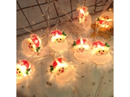 Lurelia Grinalda Luminosa Luzes Natal Led Caixa Presente Idosos 3 M 20 Usb