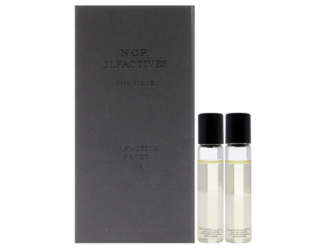 The Piece Black By NCP For Unisex 3 Pc 2 X 4.9Ml Olfactive Facet -701 Leather And Vetiver Edp Roll On Necklace