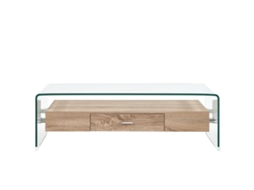 Mesa de Apoio HARLANV1 com tampo em Madeira Maciça 90x50x35cm