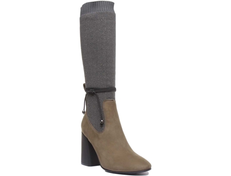 Botas de Mulher JUSTINREESS ENGLAND Pele Verde (36)