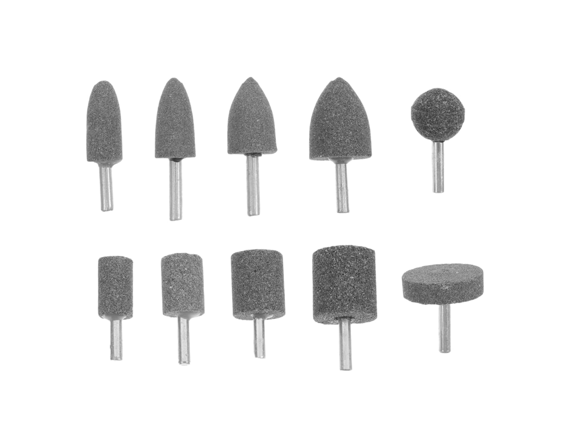 Conjunto de 10 Pontas de Polimento e Desbaste em Coríndon Topbathy