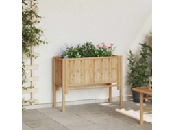 Vidaxl Cama Elevada Castanho 90 X 35 X 70 Cm Bambu
