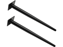 Popetpop 2 Peças Pés De Metal Cônicos Inclinados Para Móveis, Mesas, Cadeiras E Cômodas