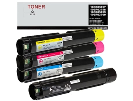Pack 4 Cartuchos de Toner Compatível com Xerox Versalink C7000