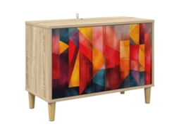 Vidaxl Gabinete Para Tv Heesch 69 X 33 X 50 Cm Sonoma