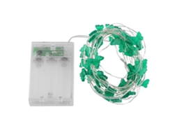 Luzes de Rope LED Borboleta 50 LEDs Branco Decorativa para Casamento Jardim Festa Hanging