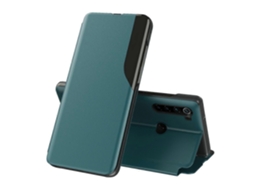 Capa De Couro Com Suporte Flip Para Xiaomi Redmi Note 9 Pro
