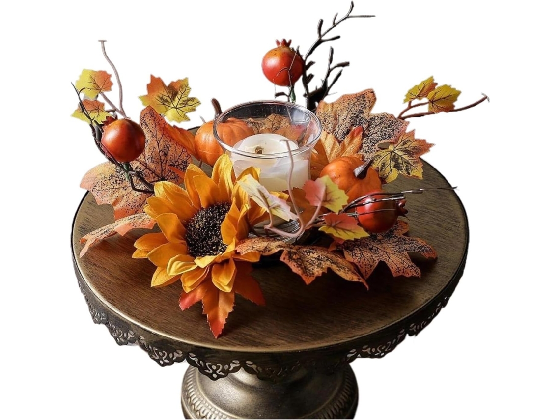 Guirlanda Decorativa De Natal, Artificial, Com Flores E Variante 1558