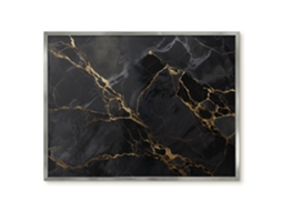 Quadro magnético para parede com padrão terrazzo para quarto Espelharte (80x60 cm)