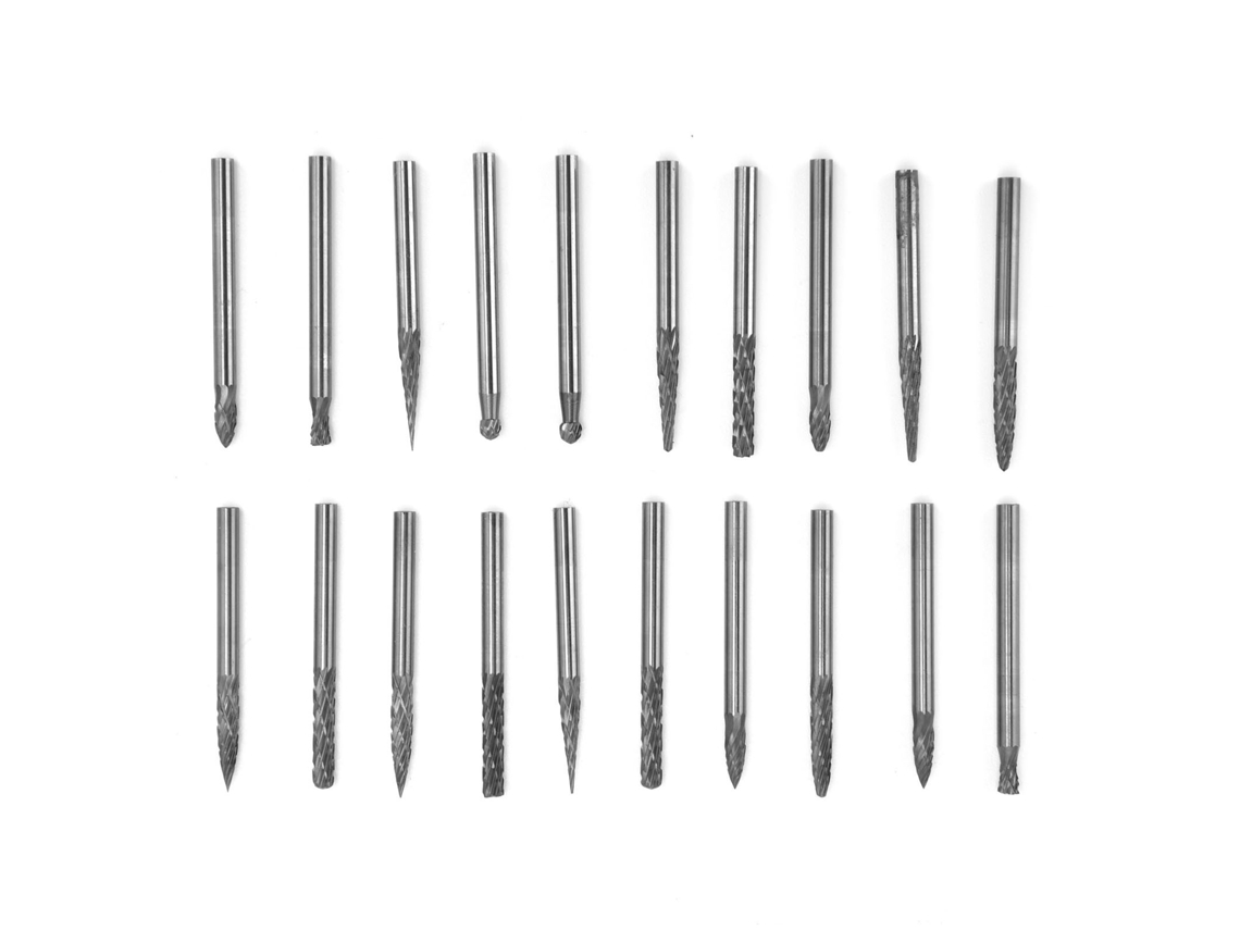 Brocas De Carburo De Tungsteno Para Tallado Com Design De Duas Ranhuras, Alta Dureza E Resistência Para Processamento De Moldes E Manufatura