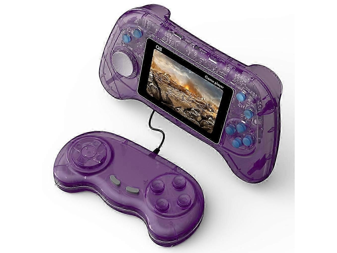 Console Retrô Q8 GOKOCO com Controle Integrado e 800 Jogos, Transparente.