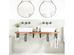 Tampo De Mesa | Superfície Da Mesa Retangular 140x40x4 Cm Madeira De Acácia Maciça Wsd757927 Adorável Casa