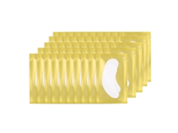 Parches De Gel Para Olhos Com Colágeno Para Extensão De Cílios 50 Pares/set Dourado