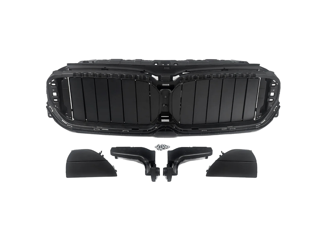 Grade Frontal, Plã¡stico Durã¡vel, Compatã­vel Com Sedan De Luxo 5 Series G30 G31, Preto Oem