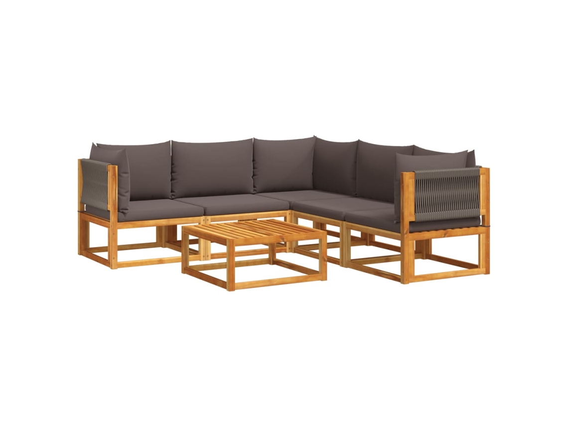 Garden Sofa Set, Garden Sofa Sets Vidaxl Marrom Madeira De Acácia (n/a)