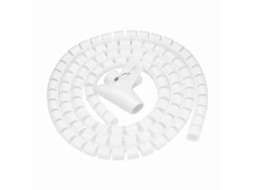 Aetheria tubo Espiral Flexível Organizador de Cabos Protector de Fios Armazenamento 1.5m*16mm Branco