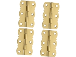 Conjunto De 4 Pequenas Cobre Para Piano Com Furos Caixas Madeira,
