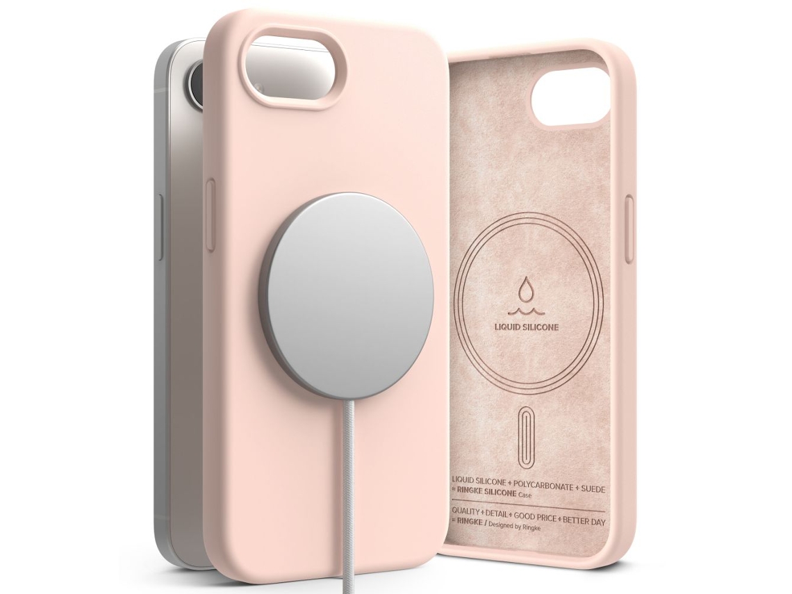 Capa De Silicone Magnético Ringke Para Magsafe Para Iphone 16e Protetora