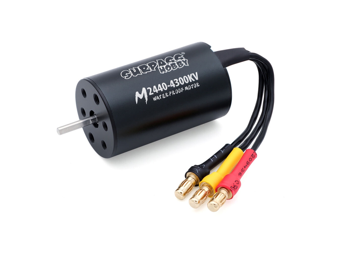 Motor Brushless À Prova D'água M2440 3200kvsurpass Hobby M2440 Para Carros Rc Esportivos De Escala 1/16 E 1/18 - Peças Para Modelos 3200/4300/4800kv