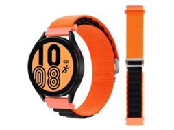 Bracelete Loop Alpine para Garmin Legacy Hero - First Avenger Laranja e Preto