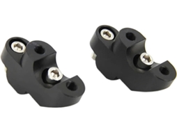 Adaptador de Elevação do Guidão com Braçadeira Montagem Traseira para Traseiro Motocicletas Compatível