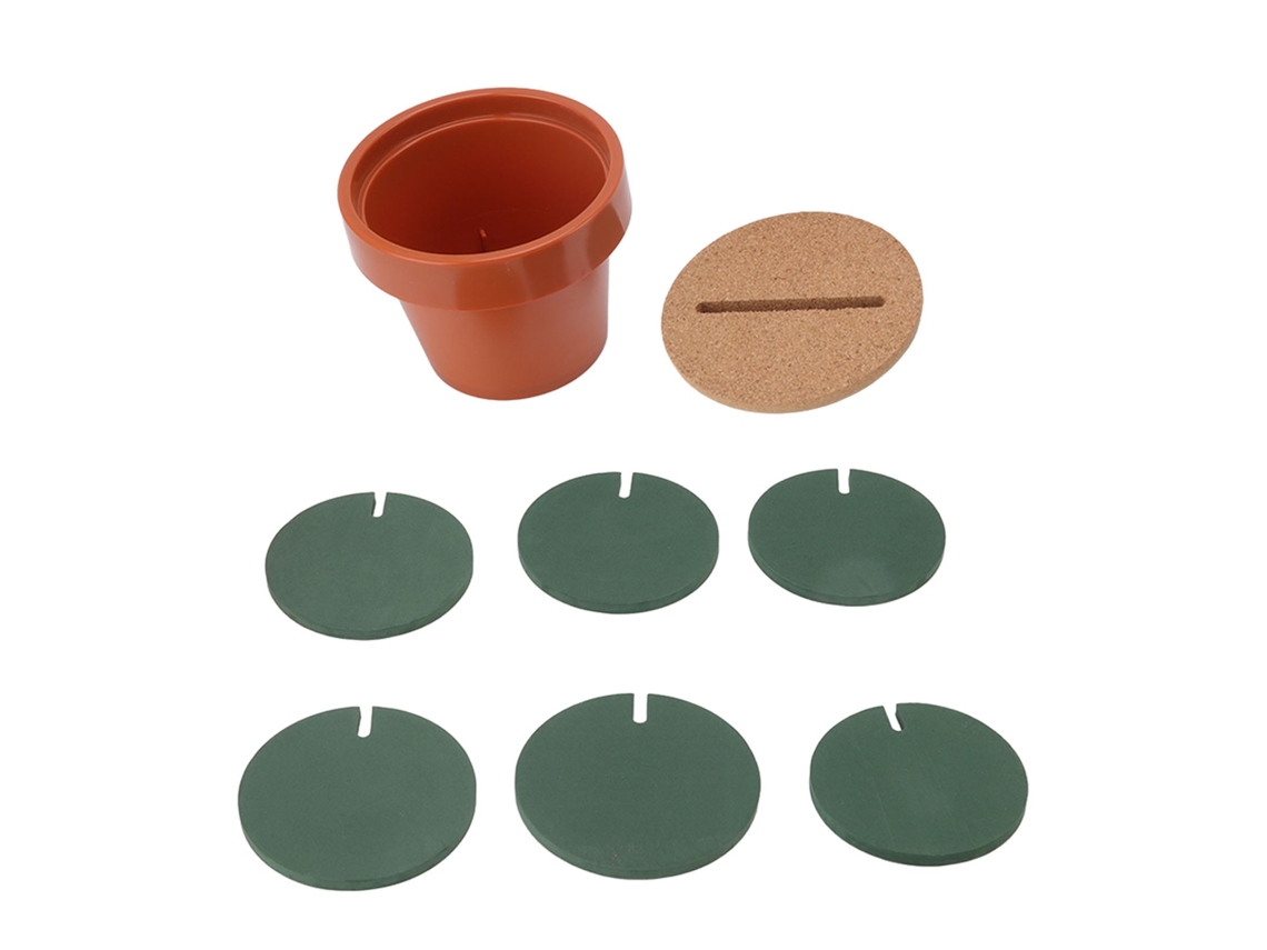 Conjunto de 7 Posavasos Cactus LAXISCREED
