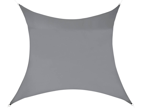 Toldo de Sombra ENCASA (300x300cm - Cinzento)