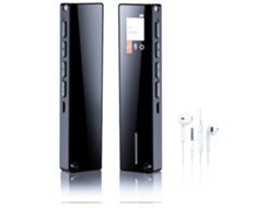 Lurelia Gravador De Voz Digital N3 16gb Com Usb Recarregável, Redução De Ruído, Reprodução Mp3 Para Reuniões, Aulas, Palestras - Preto