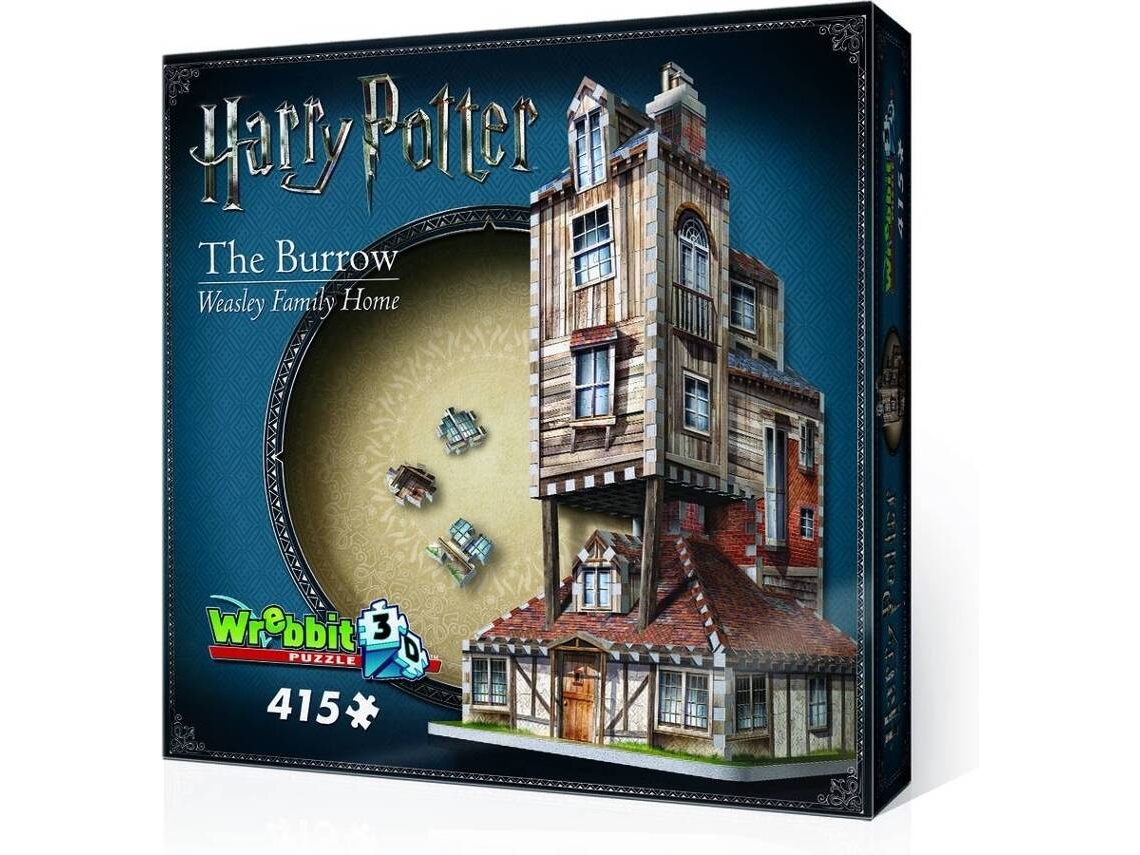 Puzzle 3D HARRY POTTER The Burrow: Weasley Family Home (Idade Mínima: 12 - 415 Peças)