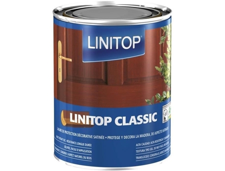 Tinta Acetinada De Carvalho Escuro Linitop Classic 2,5 L