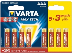 Pilhas VARTA Max Tech AAA