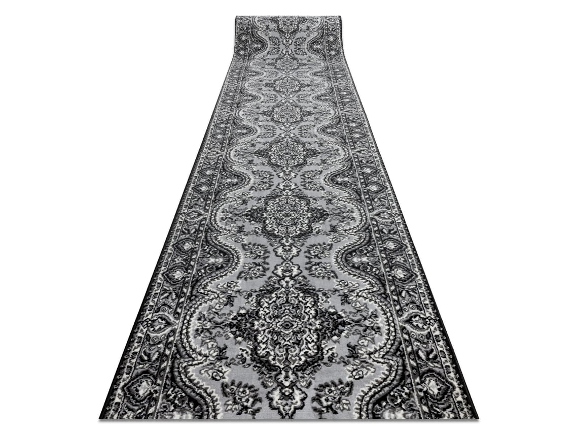 Passadeira Bcf Morad Wiosna Roseta Cinzento 70 cm