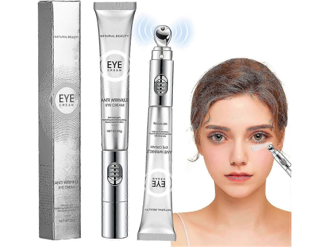 Creme Para Os Olhos Com Massagem Elétrica, Clareia Olheiras, Prevent Bags E Inchaço, Poderoso Para Revitalizar A Área Abaixo Dos Olhos.