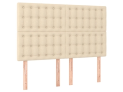 Headboard, Headboards Vidaxl Creme Tecido (144 Cm)