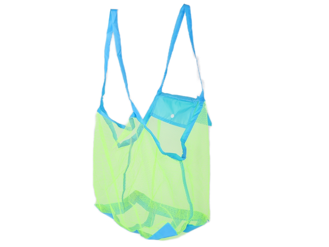 Bolsa De Praia Grande Em Tela Para Brinquedos Infantis, Perfeita Viagens E Piqueniques À Beira-mar. -aquaforge
