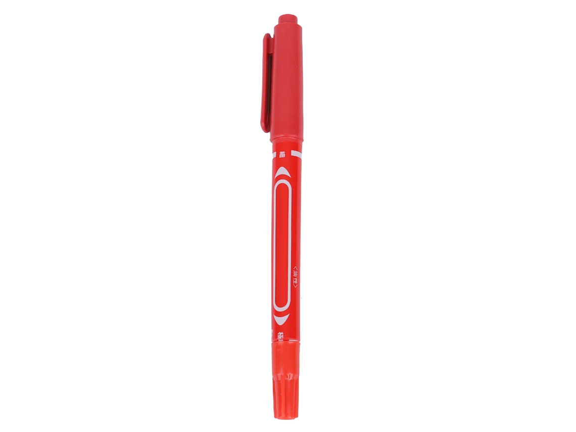 Rotuladores De Aceite Doble Punta Rápido Secado Impermeable Vibrantes Para Dibujo Graffiti Rojo
