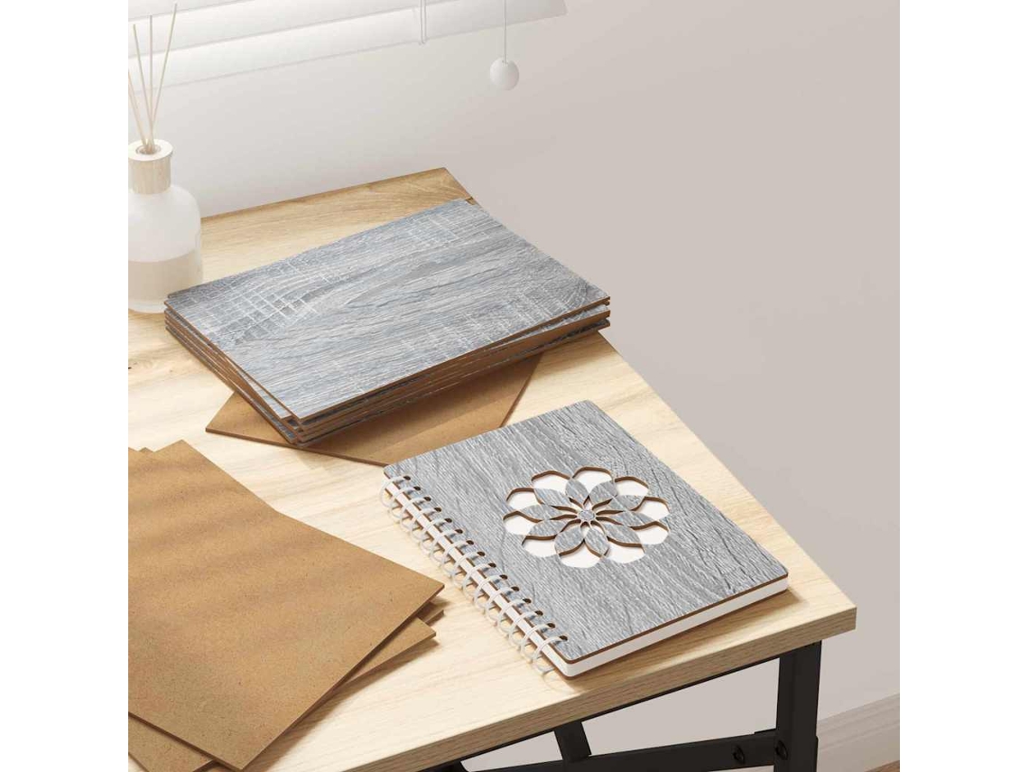 Vidaxl Painéis De Decoração 12 Unid. Sonoma Cinzento 21 X 30 X 0,27 Cm