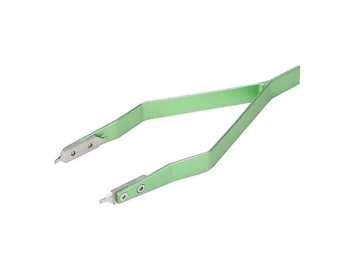 Grampo de Relógio com Trava Mola, Alicate Tipo Y BRILVIBERA (verde)