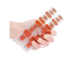Adesivos de Unha Gel Semicurado Uv/lâmpada Led Exigiu Envoltórios Esmalte 20pcs GOKOCO