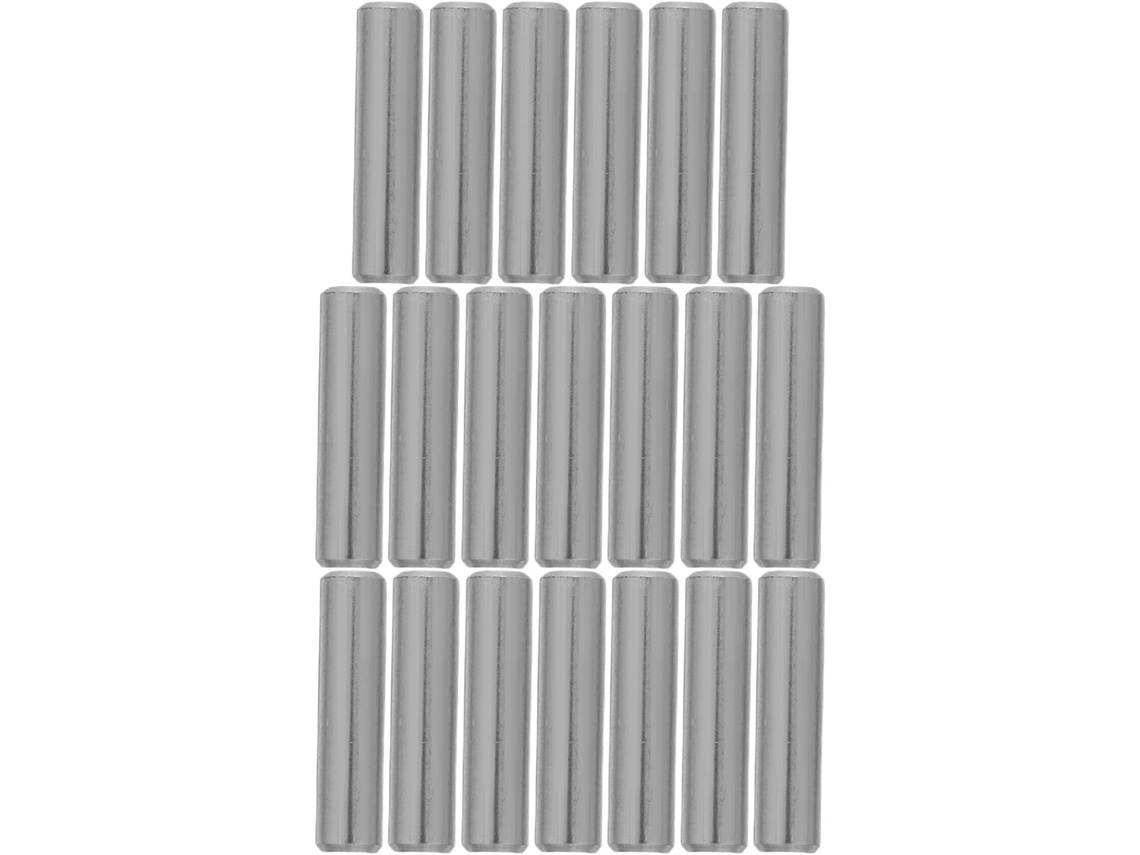 Doitool 20-pinos De Suporte Em Aço Inoxidável M6x25 Hastes Metálicas Sólidas Para Móveis Pinos Fixação Reposição