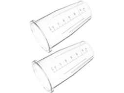Conjunto De 2 Copos Plásticos Para Misturar De 650 Ml Com Escala, Adequado Para Liquidificadores E Espremedores Sunny Spaces