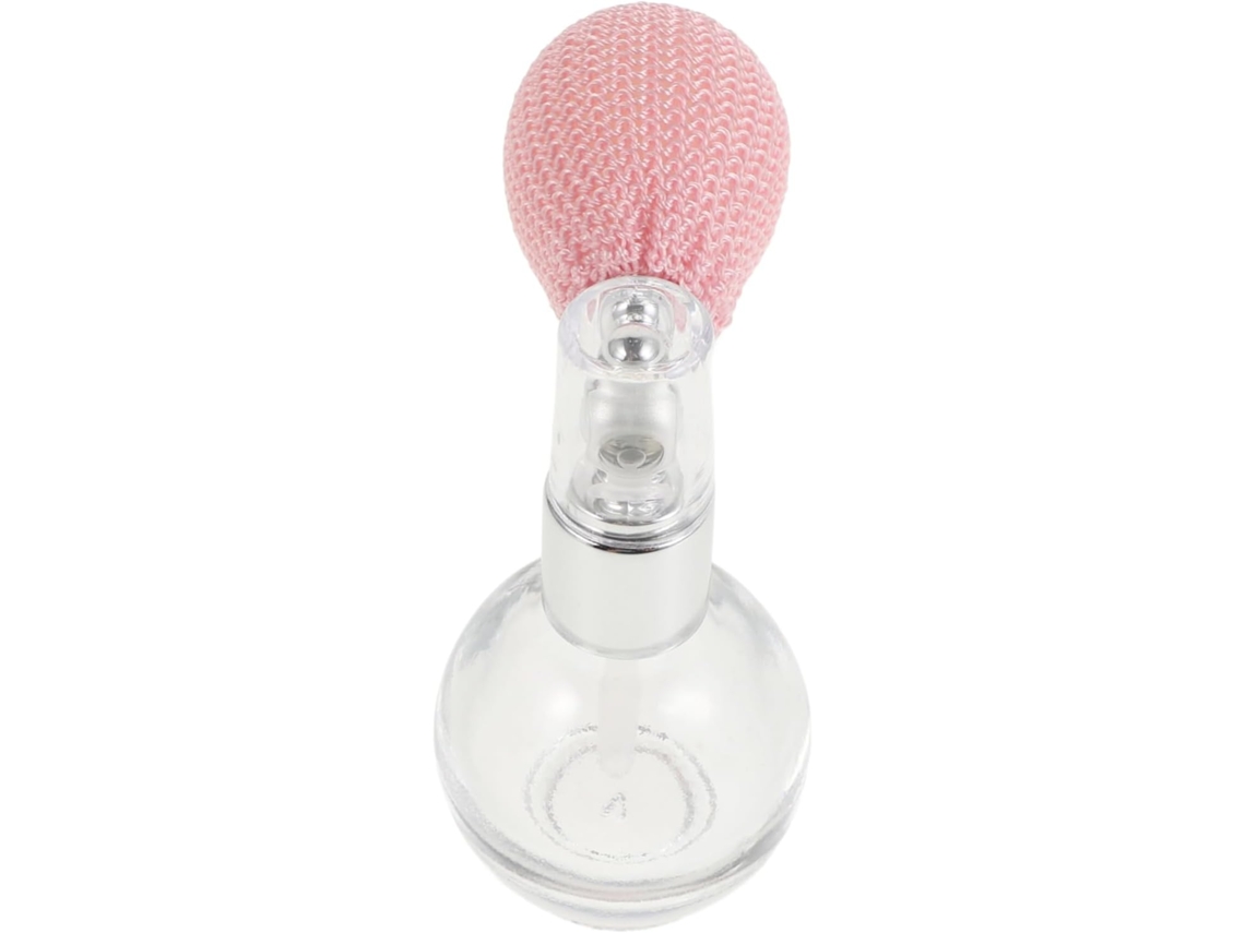 Frasco De Vidro Com Spray Para Talco Corporal, Design Elegante E Confiável