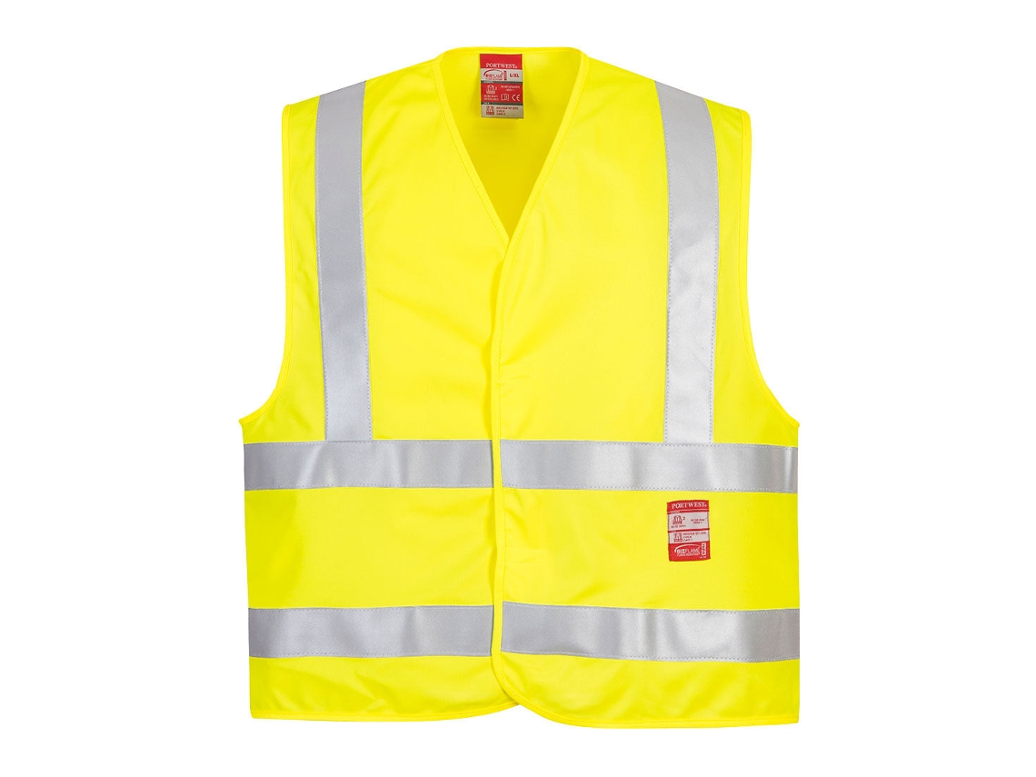 Colete Resistente A Chamas De Alta Visibilidade Fr75 / Laranja / S/m Portwest