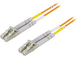 Cabo De Fibra Óptica Om1, Lc Lc, Duplex, Upc, 62,5/125, 3 M, Laranja Aquaforge