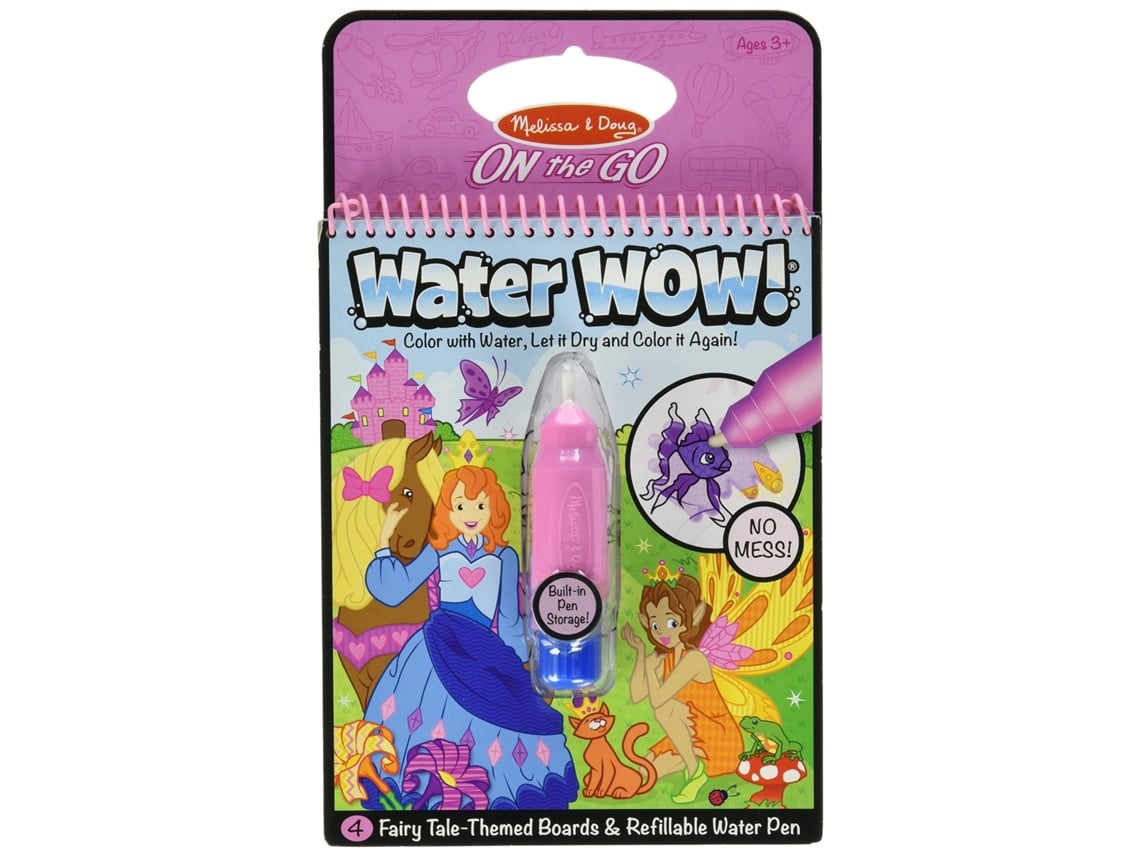 Melissa & Doug Water Wow Fairy Tale Bundle - No Mess Painting Activity Book For Kids