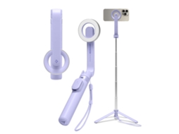 Tripé Spigen Magsafe Bluetooth Selfiestick De 74 Cm Lavanda Slowmoose