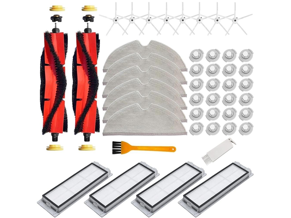 Kit De Acessórios Xiaomi Roborock S5, S50, S51, S55, S6 Maxv Brilvibera